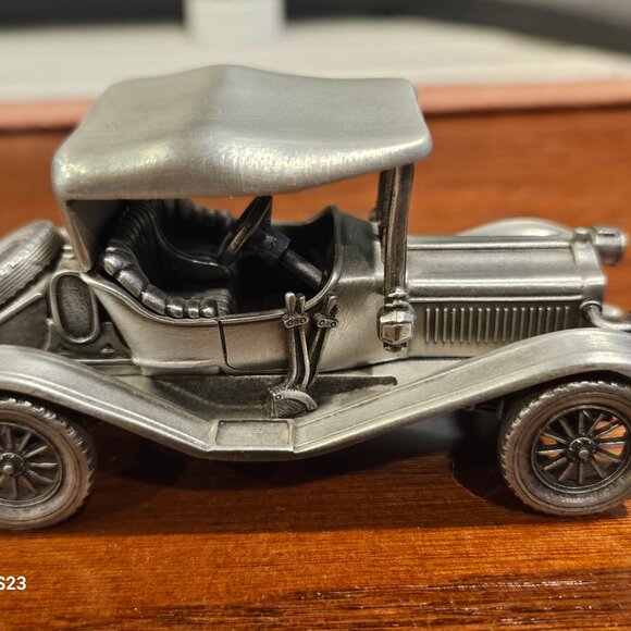 Danbury Mint Pewter Cars (3) -'37 Packard Coupe, '11 Maxwell, '13 Mercer 35 J R - Picture 7 of 11